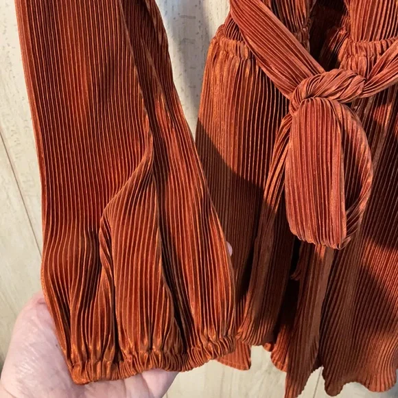 Burnt Orange Romper - Picture 6 of 9